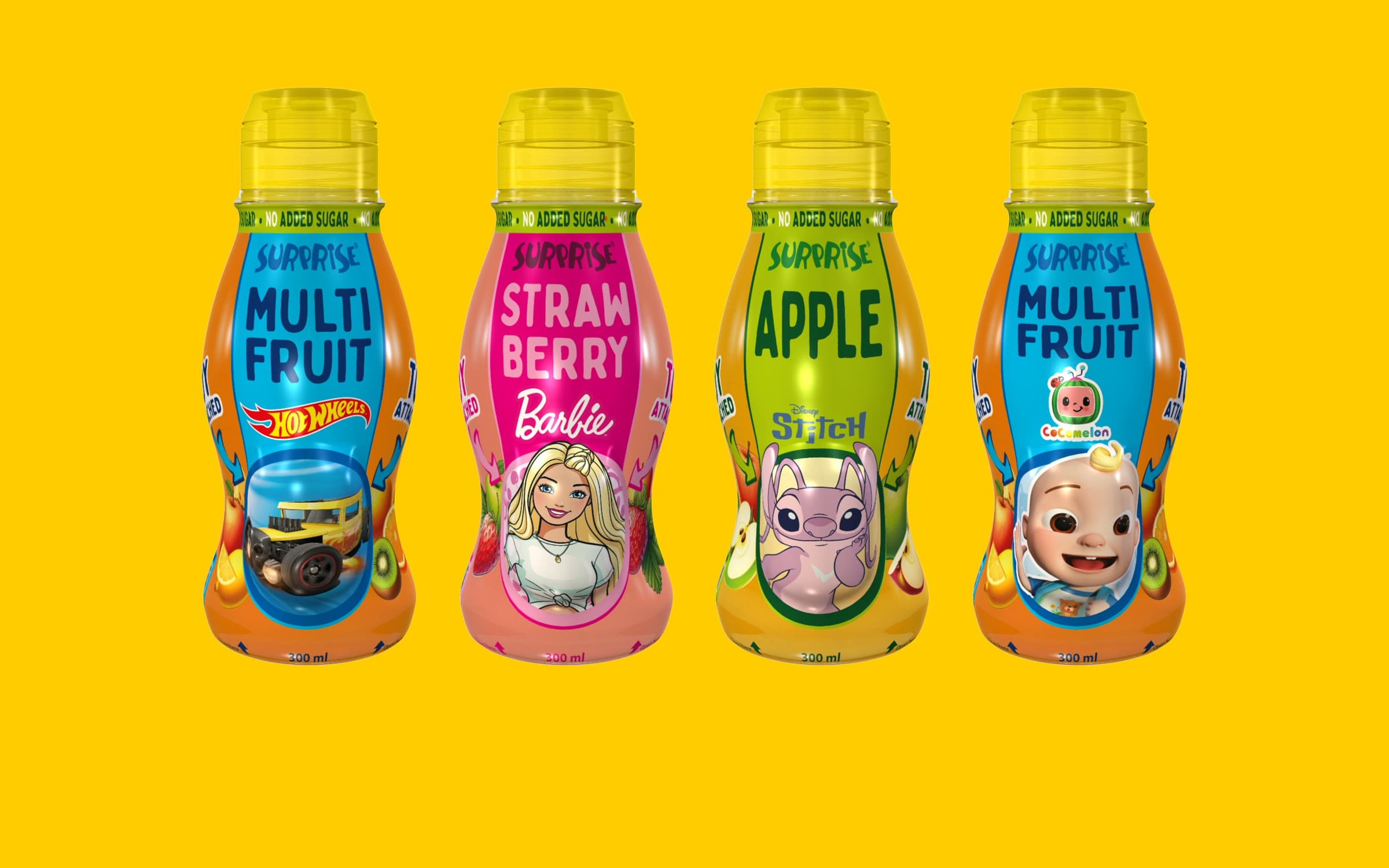 Surprise Drinks, kids’ drinks. Case study: multi-market, multilingual site with interactive games for every licence