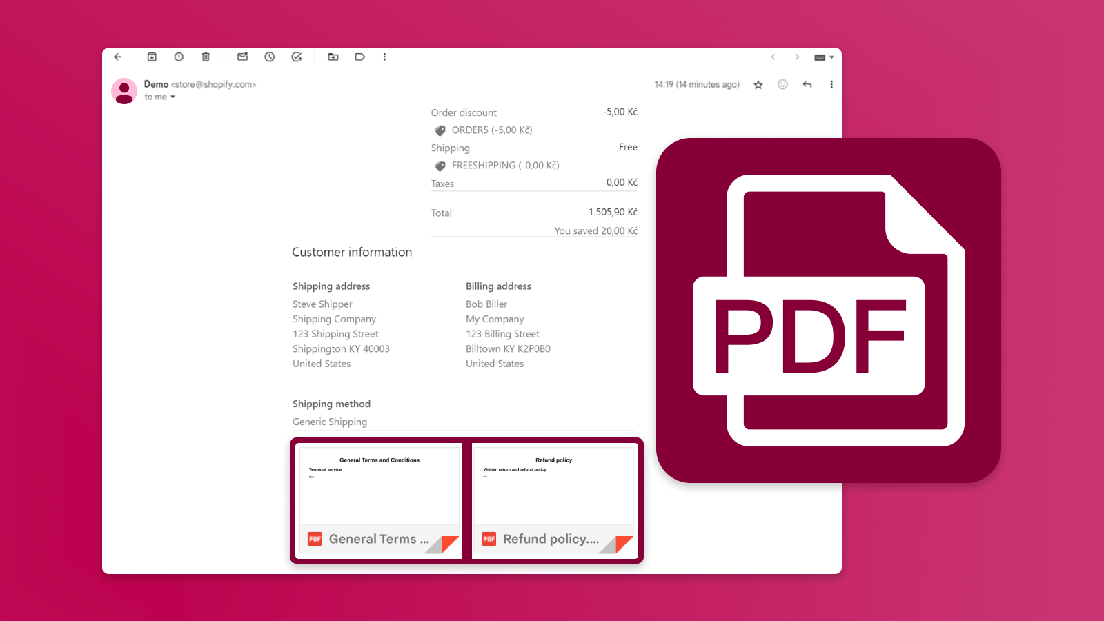 Attach File Notification How to Attach a PDF File to Customer Notification Emails 📄